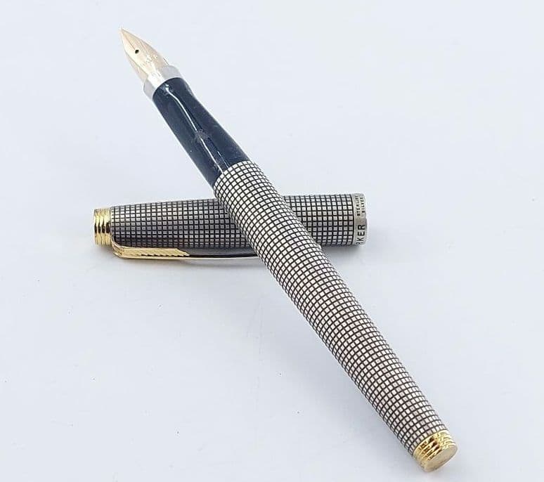 PARKER 75 パーカー 万年筆 スターリングシルバー 14K-585