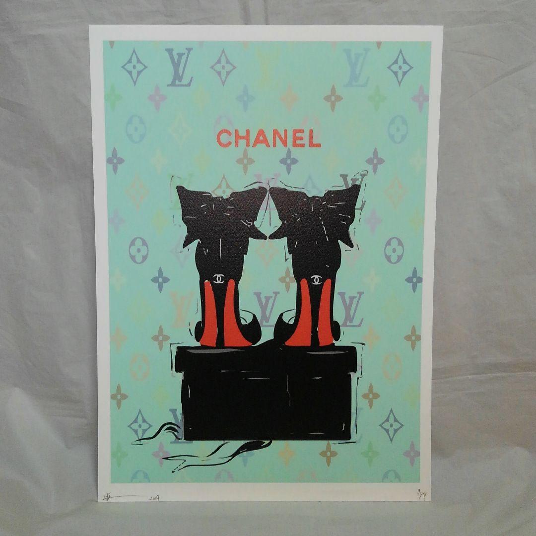 DEATH NYC シャネル ルイヴィトン　アートポスター　未使用