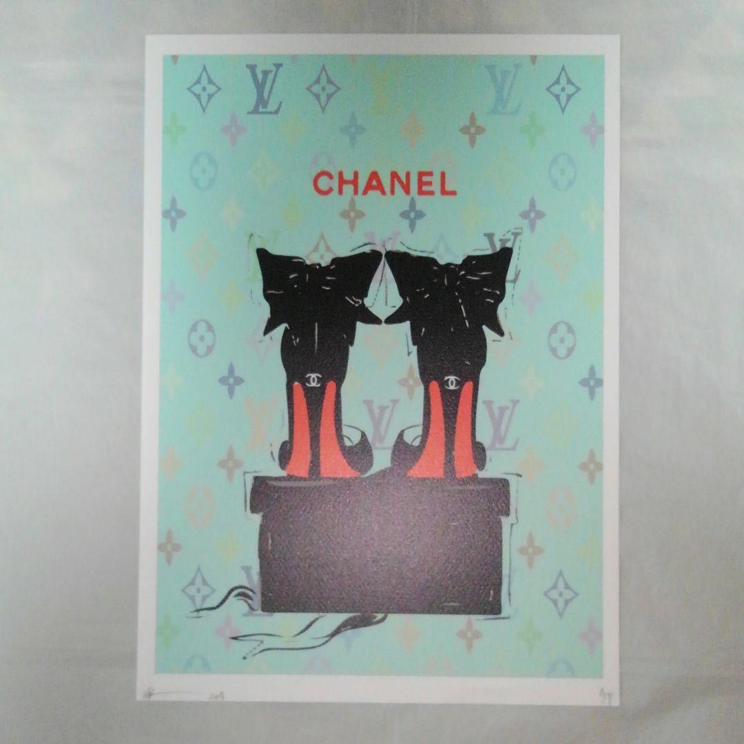 DEATH NYC シャネル ルイヴィトン　アートポスター　未使用