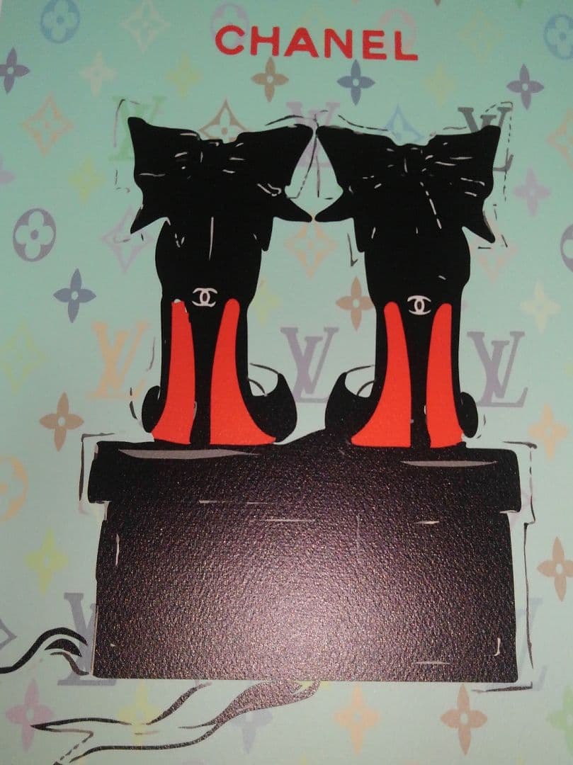 DEATH NYC シャネル ルイヴィトン　アートポスター　未使用