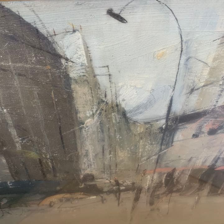 フランス三大天才画家　ジャン　クロード　シェネ　油彩12号Mサンジェルマン・パリ