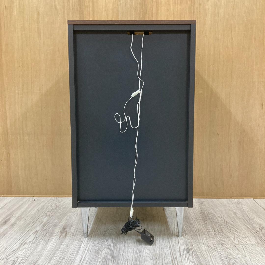 綾野製作所　照明付　コレクションケース　キャビネット　収納サイドボード