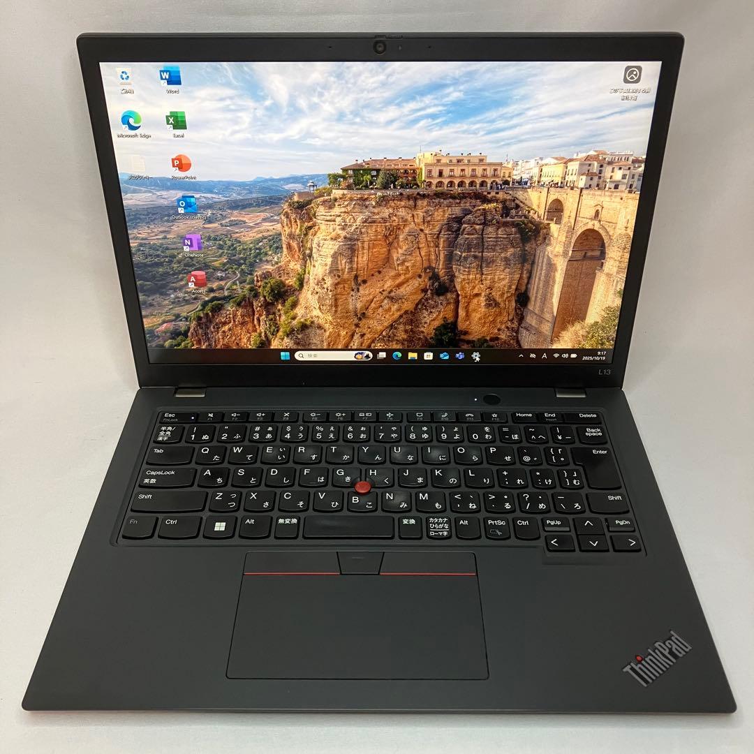 美品 ThinkPad L13 第12世代 i7 16GB 512GB オフィス