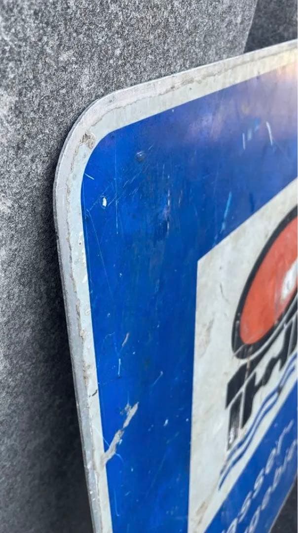 稀少/ビンテージ/ドイツ製/ホーロー/サイン看板/レイルロードサイン/大型看板