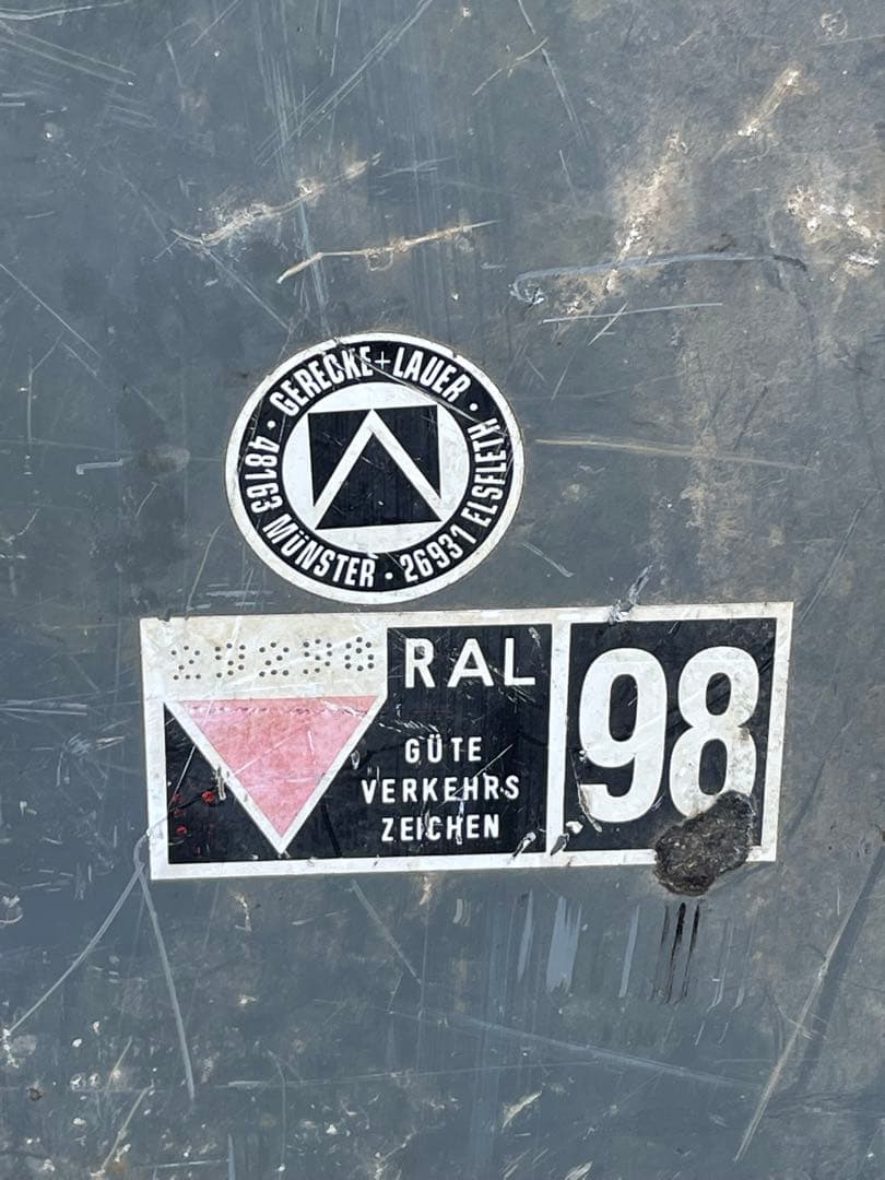 稀少/ビンテージ/ドイツ製/ホーロー/サイン看板/レイルロードサイン/大型看板