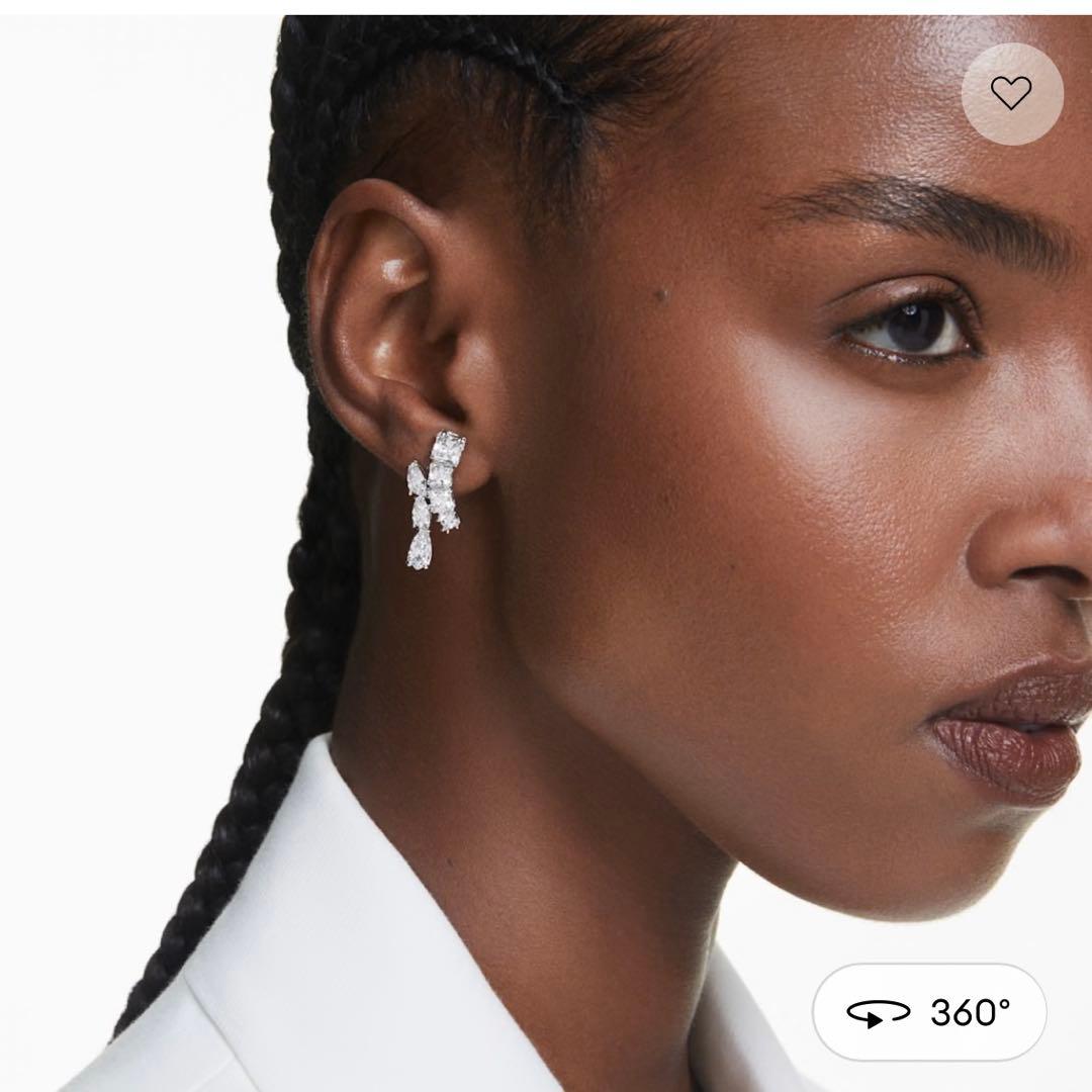 SWAROVSKI Motrixドロップピアス/ブライダルアクセサリー