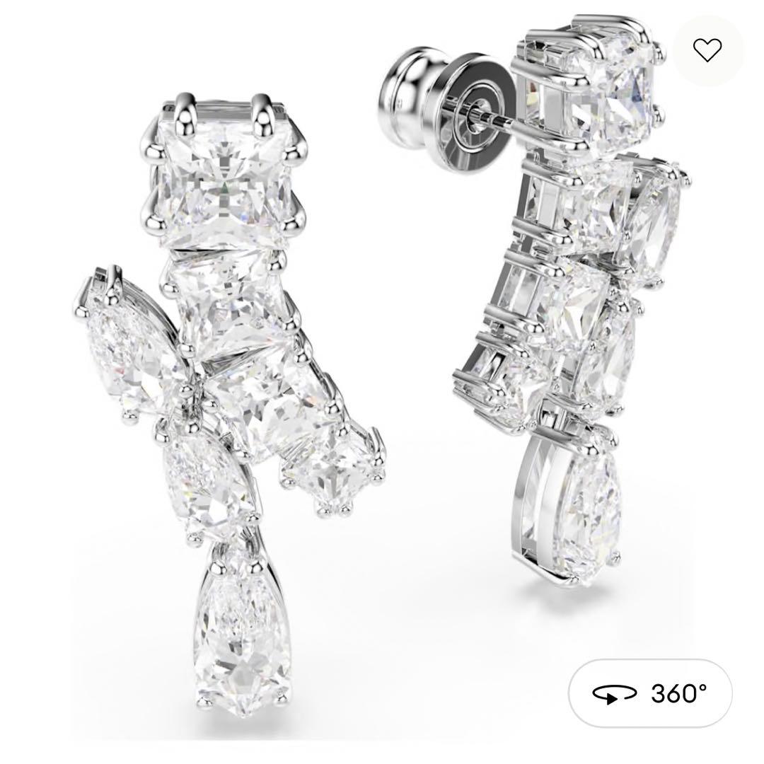 SWAROVSKI Motrixドロップピアス/ブライダルアクセサリー