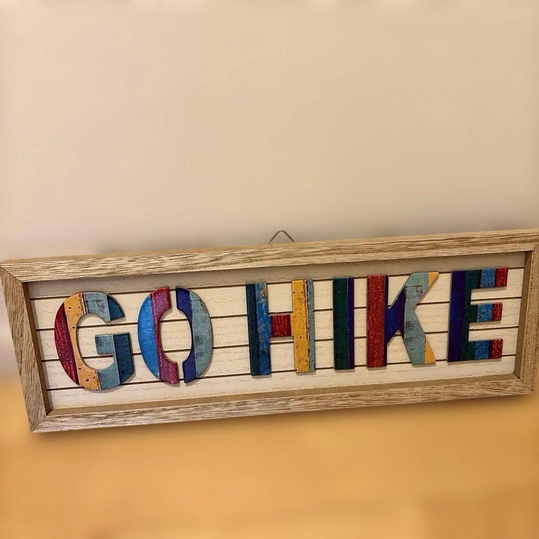 アウトドア、キャンプテーマ 木製装飾品3点セット