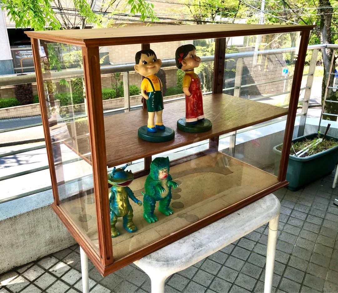 アンティーク風 店舗什器 ガラスケース ショーケース 英国風 横浜市引き取り限定