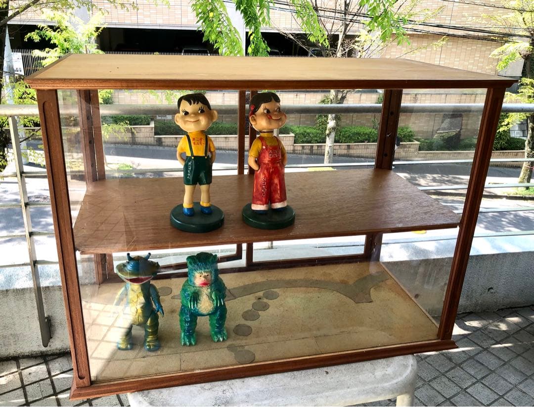 アンティーク風 店舗什器 ガラスケース ショーケース 英国風 横浜市引き取り限定