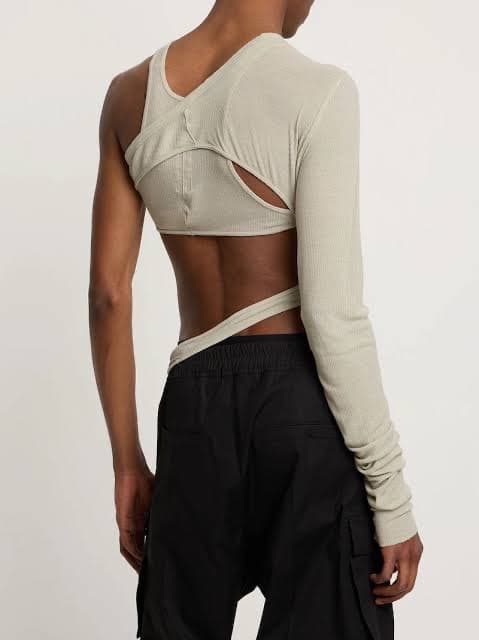 トップス Rick Owens Banana Skeletank Viscose Silk