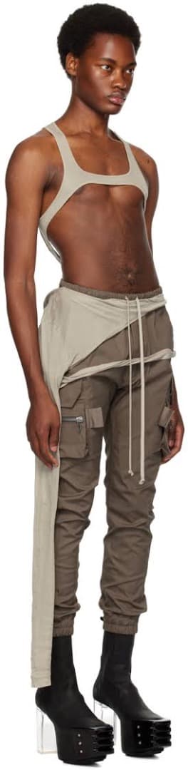 トップス Rick Owens Banana Skeletank Viscose Silk