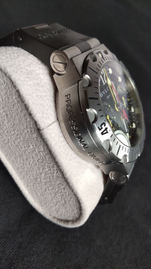 BVLGARI クロノグラフ　プロフェッショナルスクーバ　フライバック