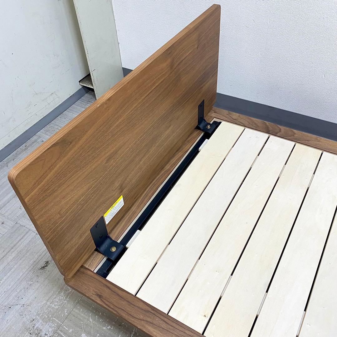 MUJI 無印良品 良品計画 ベッドフレーム シングルベッド ウォールナット