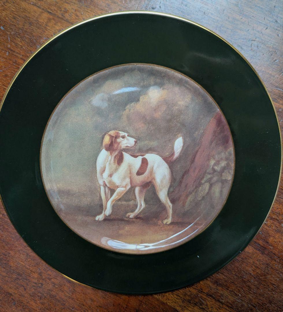 英国製ラルフローレン ヴィンテージ絵皿3枚セット 壁掛け 馬と猟犬 カントリー