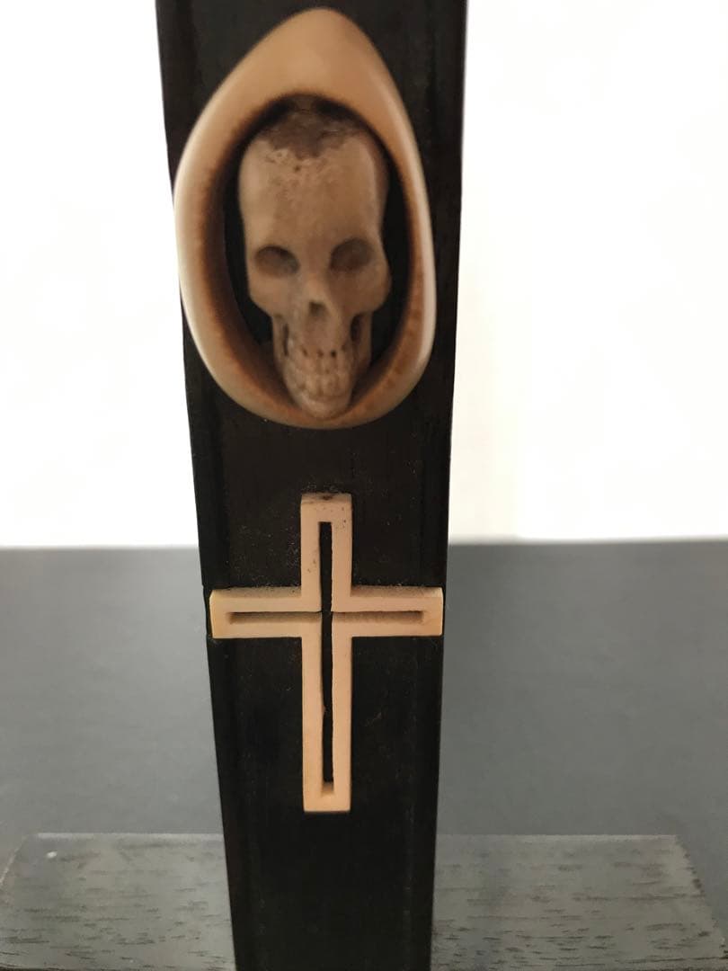 antique skull アンティーク スカル 十字架 洋物 オブジェ 置物