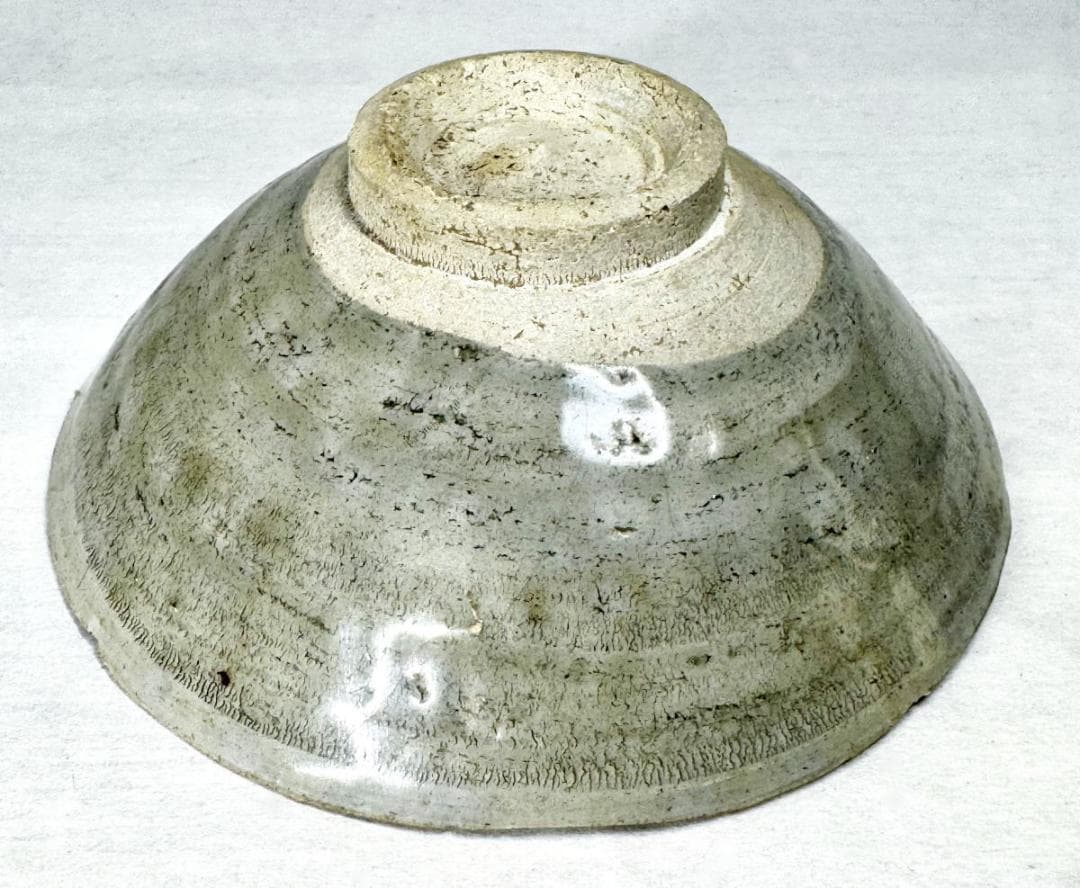 南宋時代 青磁輪花茶碗 箱付 古美術 時代品 伝世品焼物 歴史唐物WWTT296