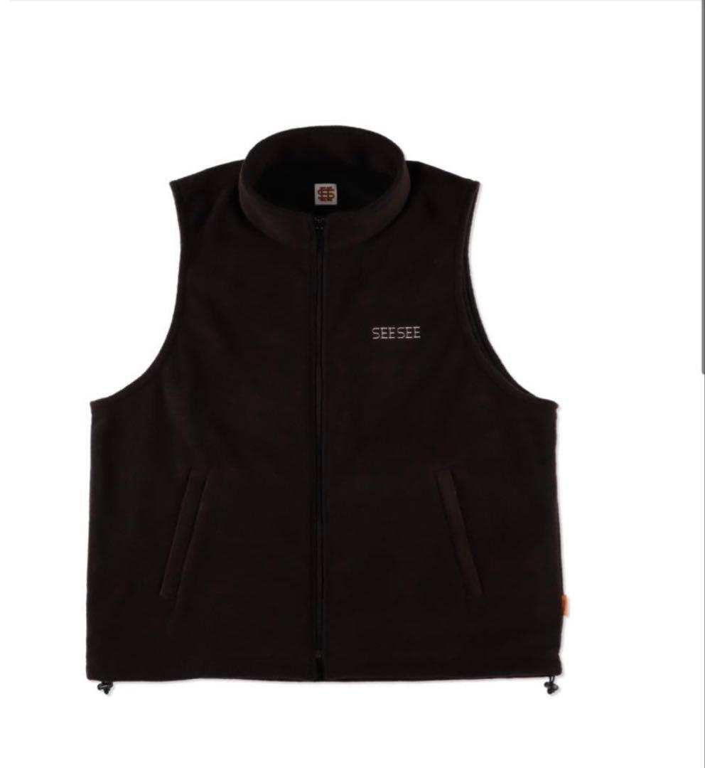 【極美品】SEE SEE FLEECE VEST（BLACK）Lサイズ
