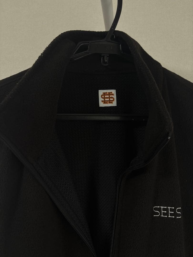 【極美品】SEE SEE FLEECE VEST（BLACK）Lサイズ