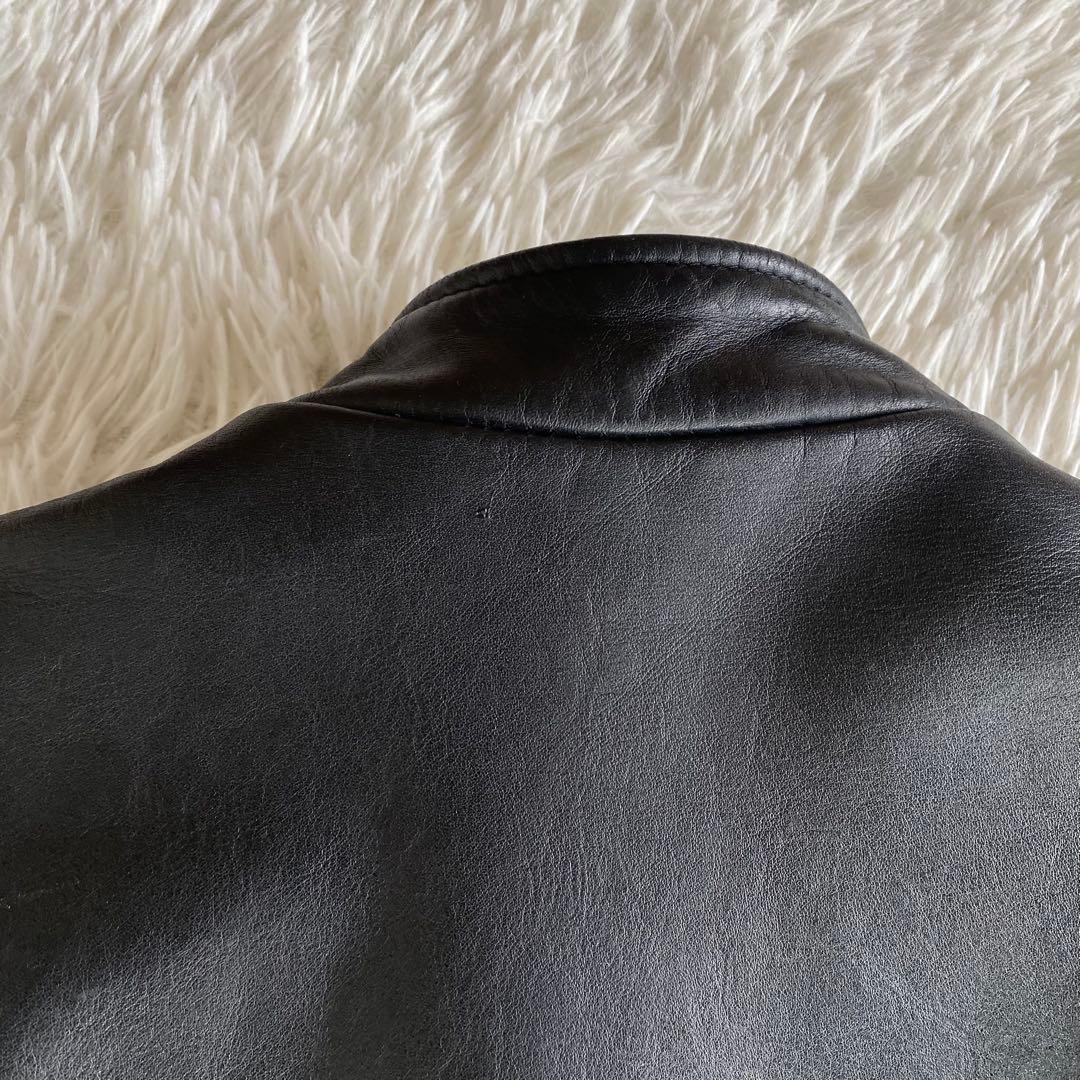美品✨SCHOTT　641 シングルライダース　黒　38 L相当
