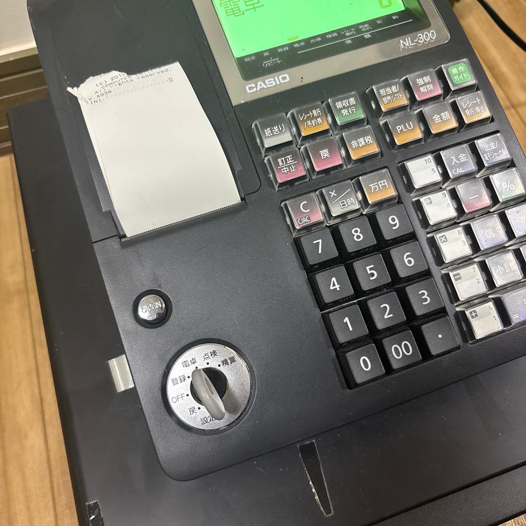 CASIO カシオ　NL-300 レジ 100v カシオ計算機