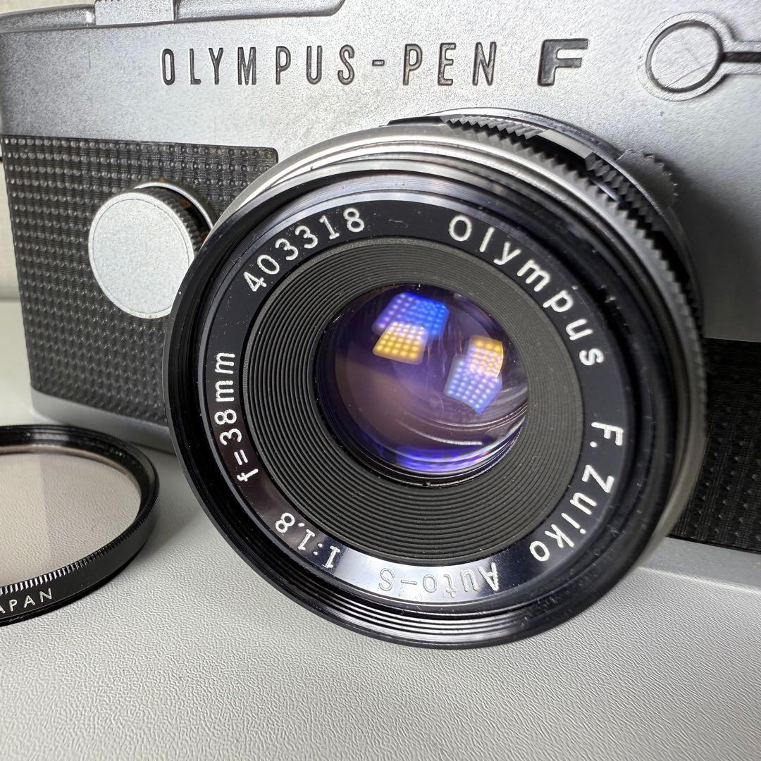 オリンパス OLYMPUS PEN F Zuiko 38mm F1.8 実動品