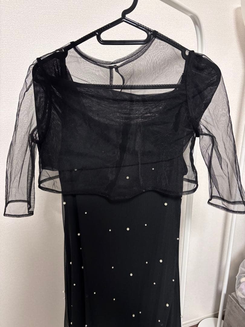 公式サイトSは完売！2WAYチュールトップスパールAラインドレス結婚式 LEJA