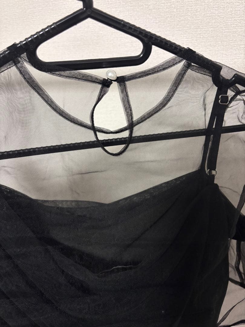 公式サイトSは完売！2WAYチュールトップスパールAラインドレス結婚式 LEJA