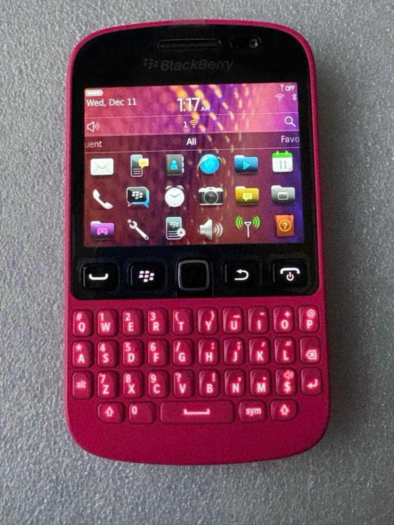 新品 ピンク SIMフリー BlackBerry 9720 ブラックベリー 本体