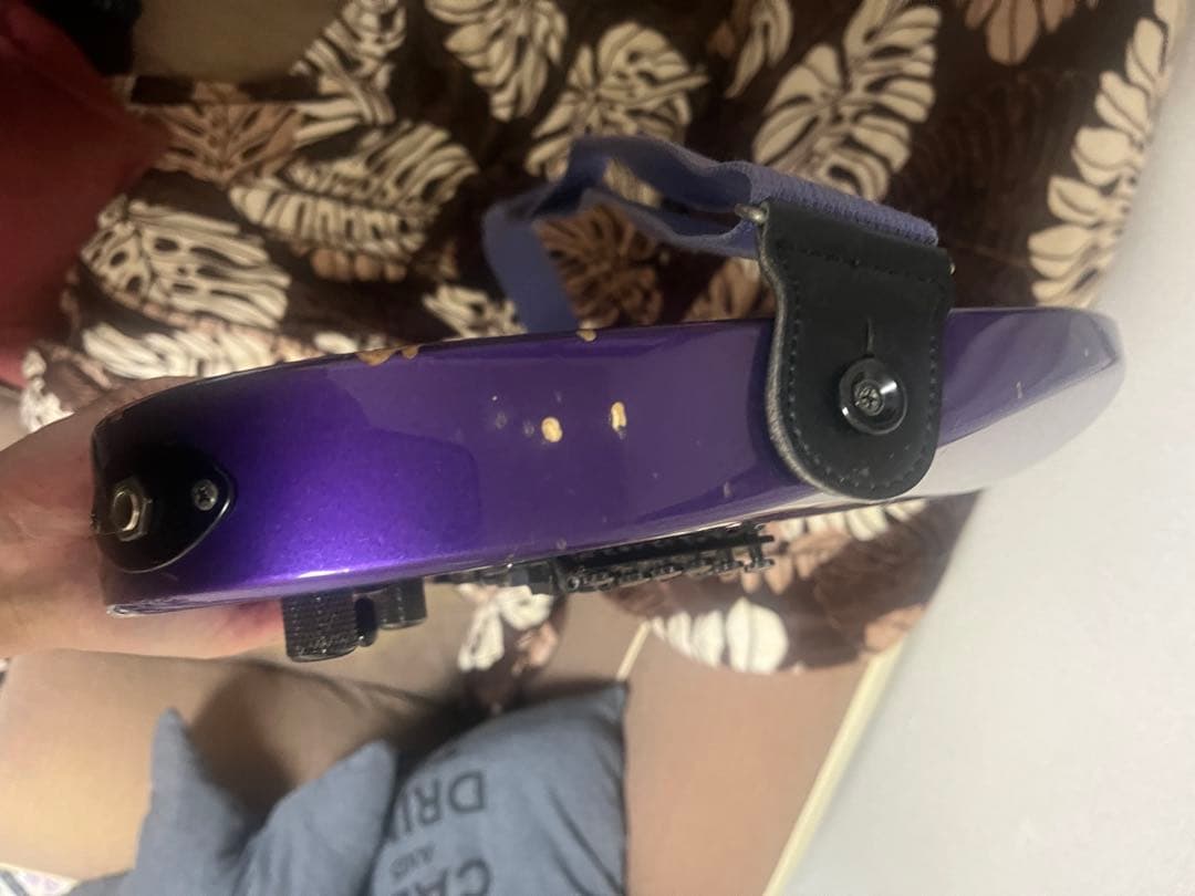 騎*谷様 グローバーJackson エレキギター 紫