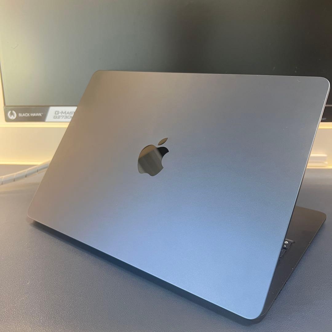 M4 Macbook air 充放電5回ミッドナイト