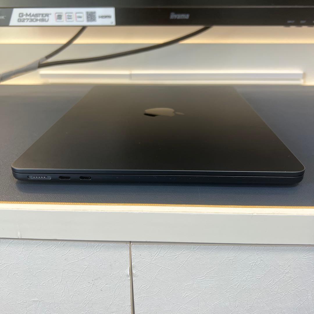 M4 Macbook air 充放電5回ミッドナイト