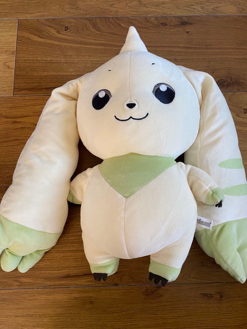 デジモン　もちふわクッション　テリアモン・パタモン　ぬいぐるみセット