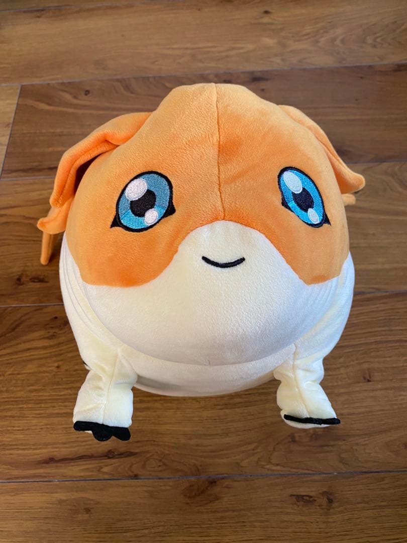 デジモン　もちふわクッション　テリアモン・パタモン　ぬいぐるみセット