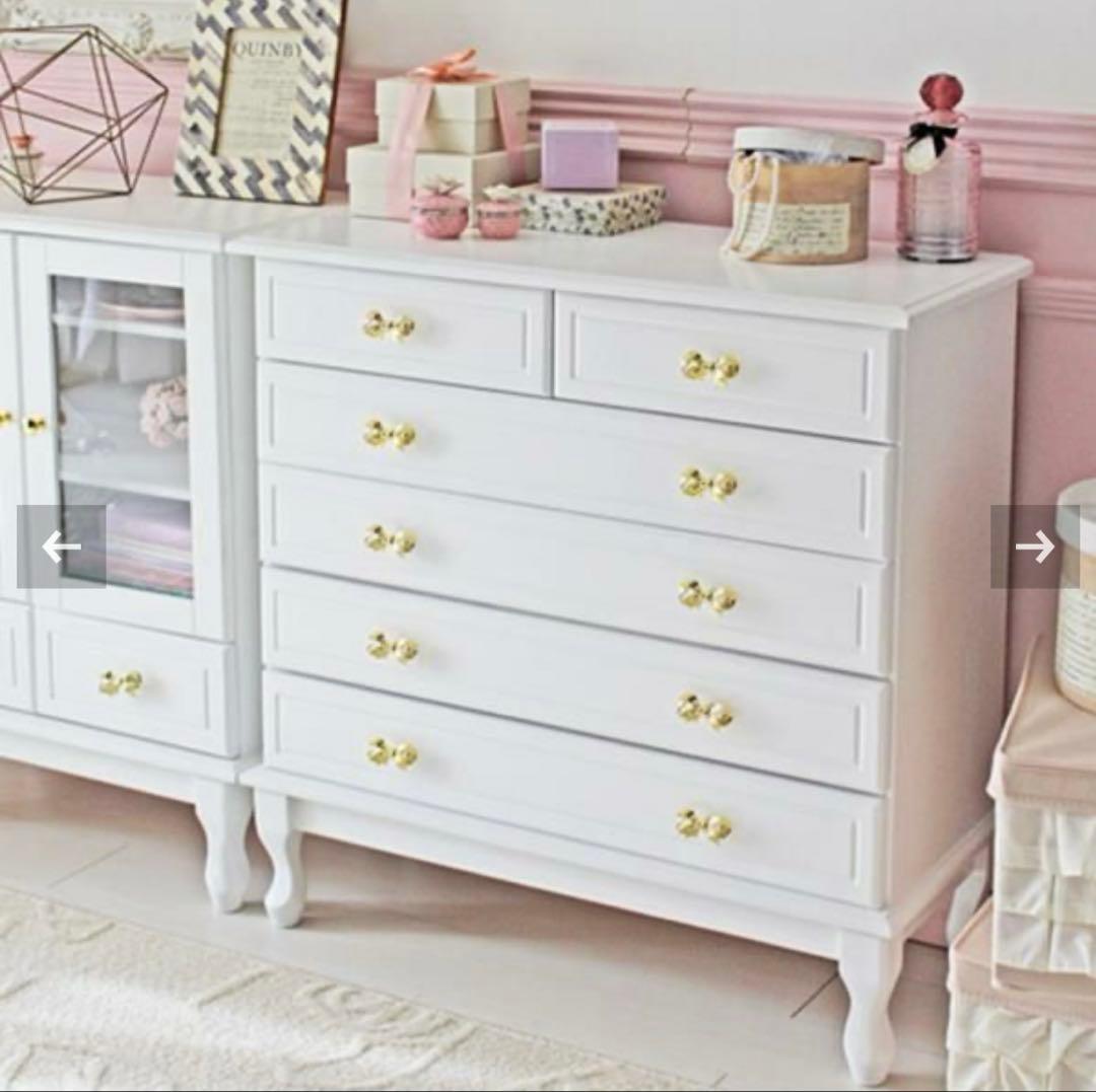 ロマンティックプリンセス 猫脚チェスト ロマプリ 棚 家具