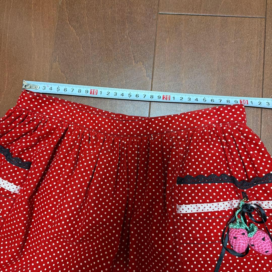 MILK いちごの飾り付きスカート