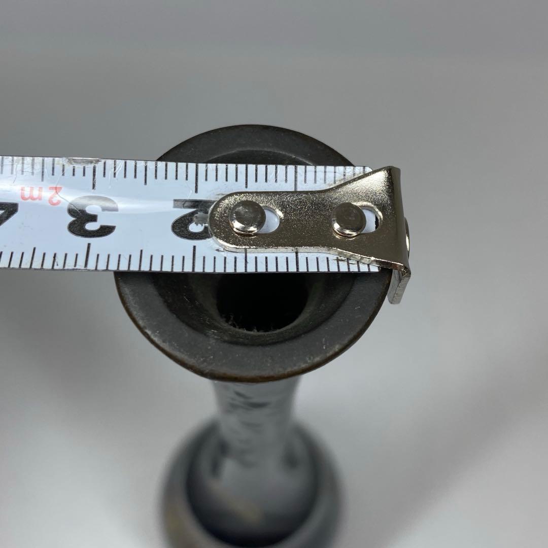 明治期　尾張七宝　最上手　蝶文　花瓶　高さ約24.2㎝　東さ7-0208☆2F