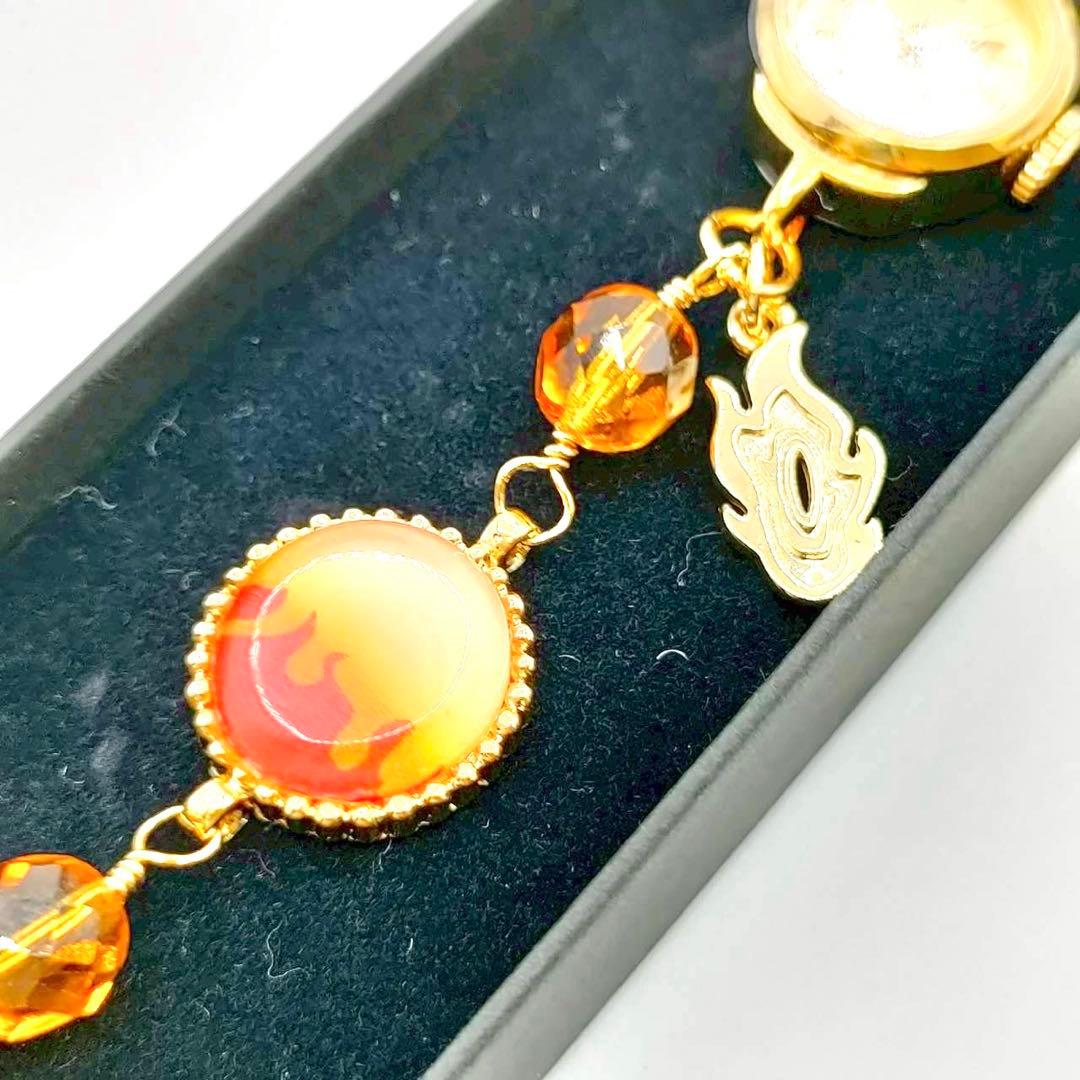 新品電池 稼働品 鬼滅の刃 煉獄杏寿郎モデル ブレスレットウォッチ 腕時計