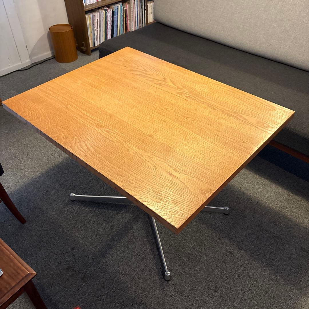 greeniche カフェテーブル オーク材 高さ61cm