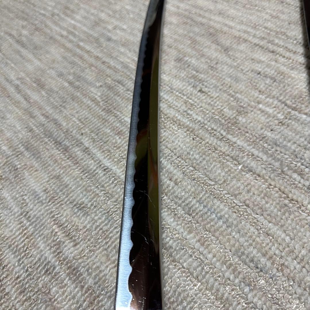 模造刀 黒赤鞘 二本セット