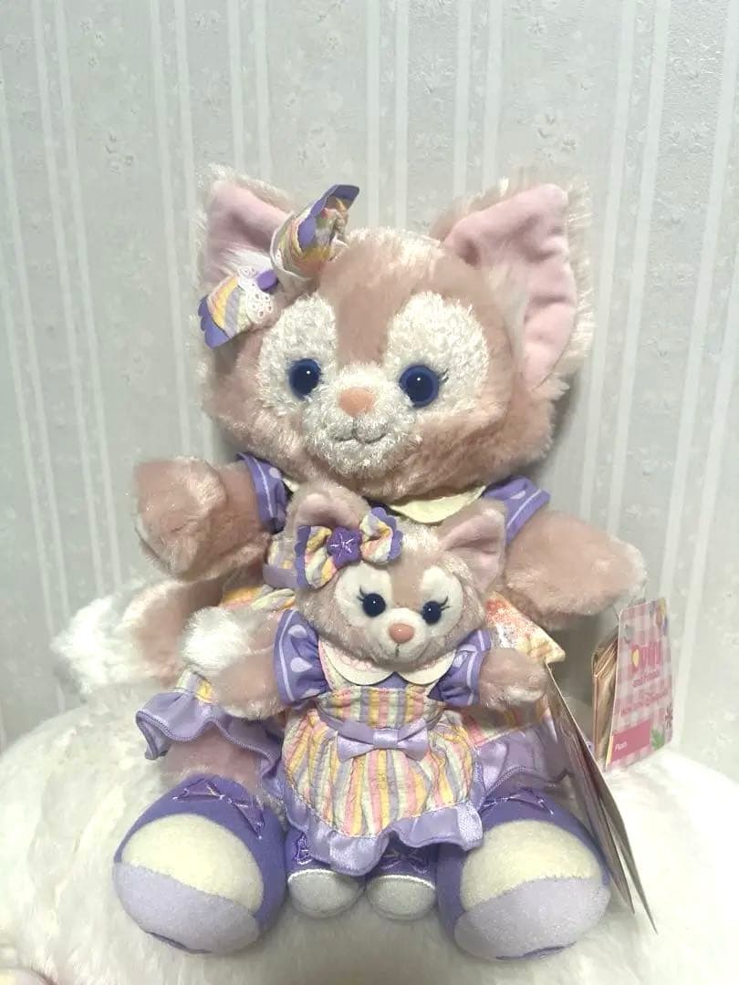 【新品タグ有】香港ディズニー リーナベル ぬいぐるみ キーチェーン2024 春