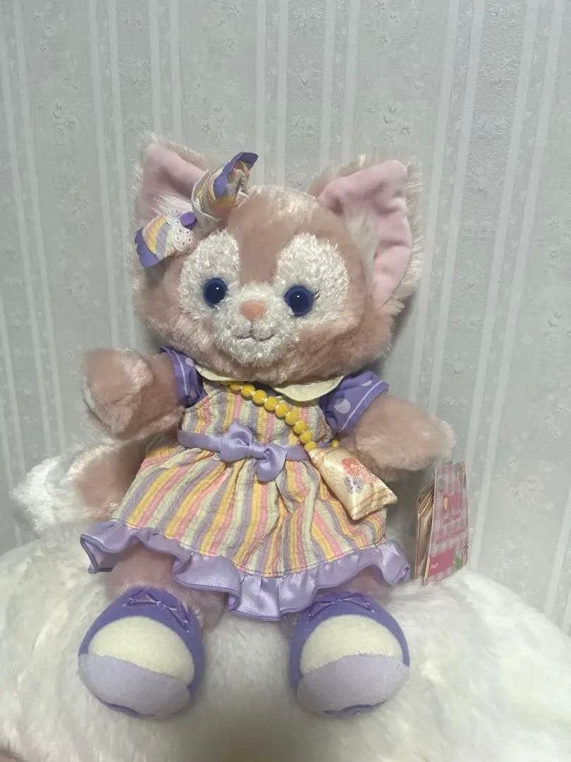 【新品タグ有】香港ディズニー リーナベル ぬいぐるみ キーチェーン2024 春