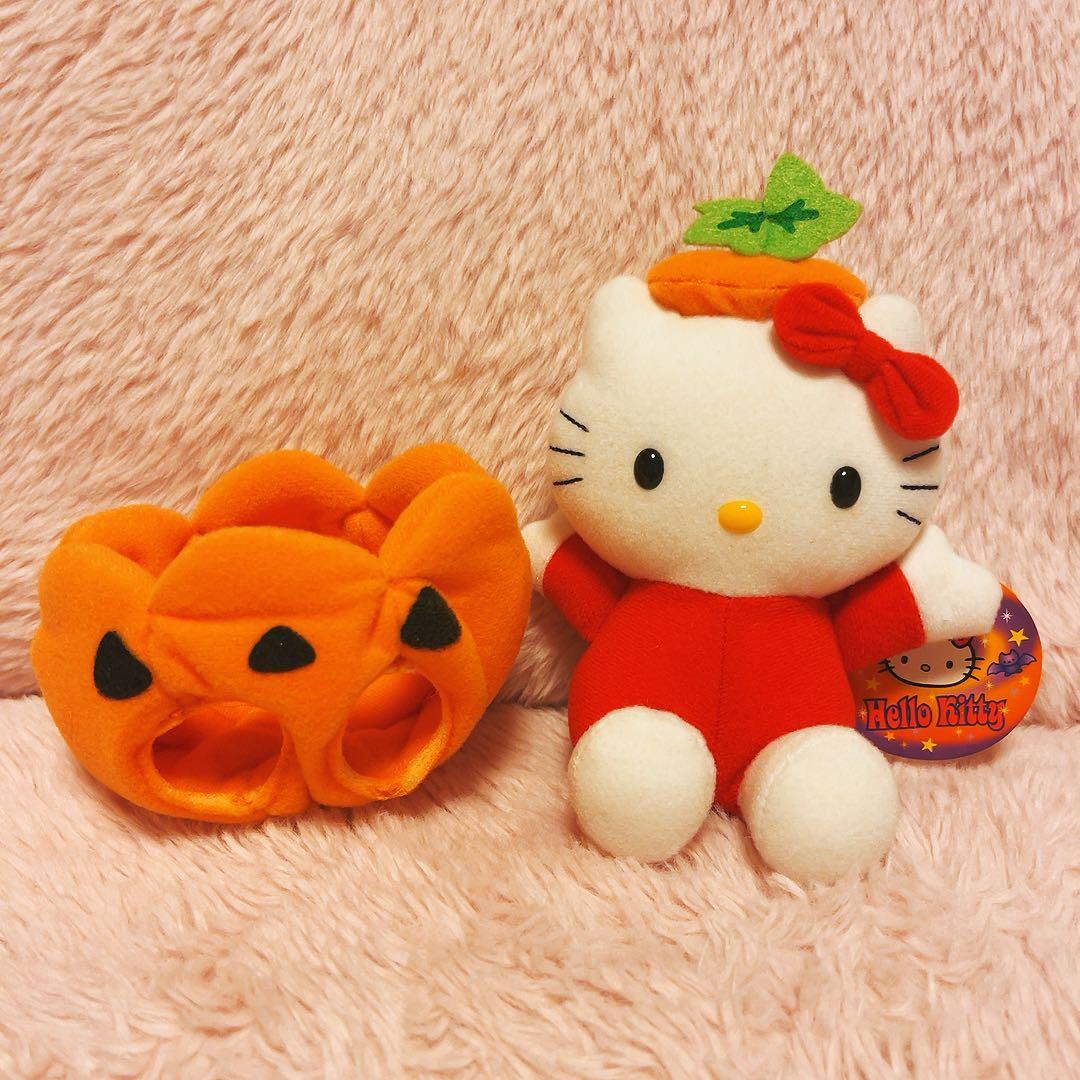 希少レア　ハローキティ　マスコット　パンプキン　USA 2002 サンリオ