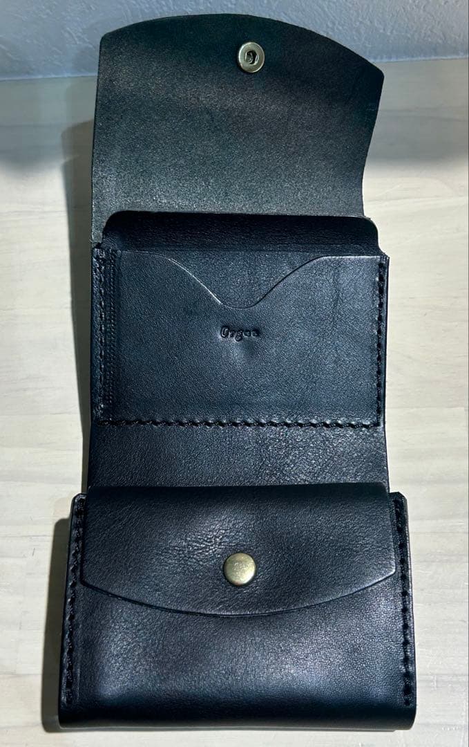 s*5様 Organ オルガン ミニ財布 ブラック 黒 GS-61