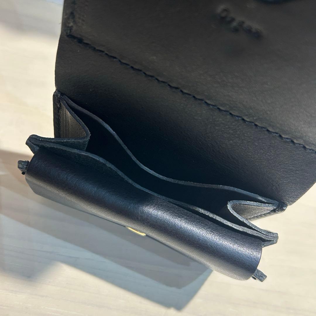 s*5様 Organ オルガン ミニ財布 ブラック 黒 GS-61