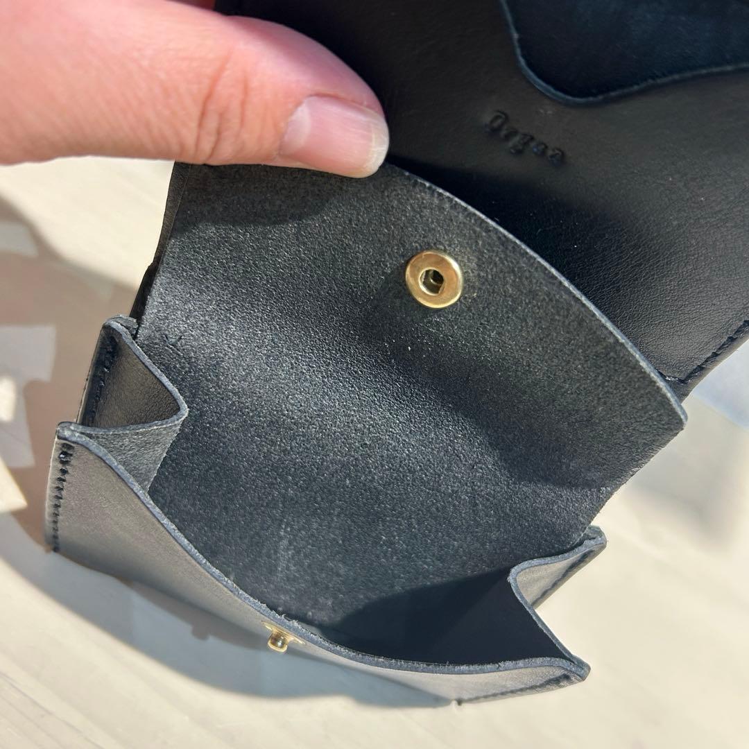 s*5様 Organ オルガン ミニ財布 ブラック 黒 GS-61