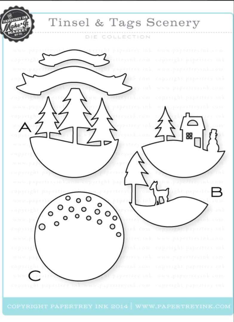 Papertrey Ink Dies Tinsel & Tag その他3種