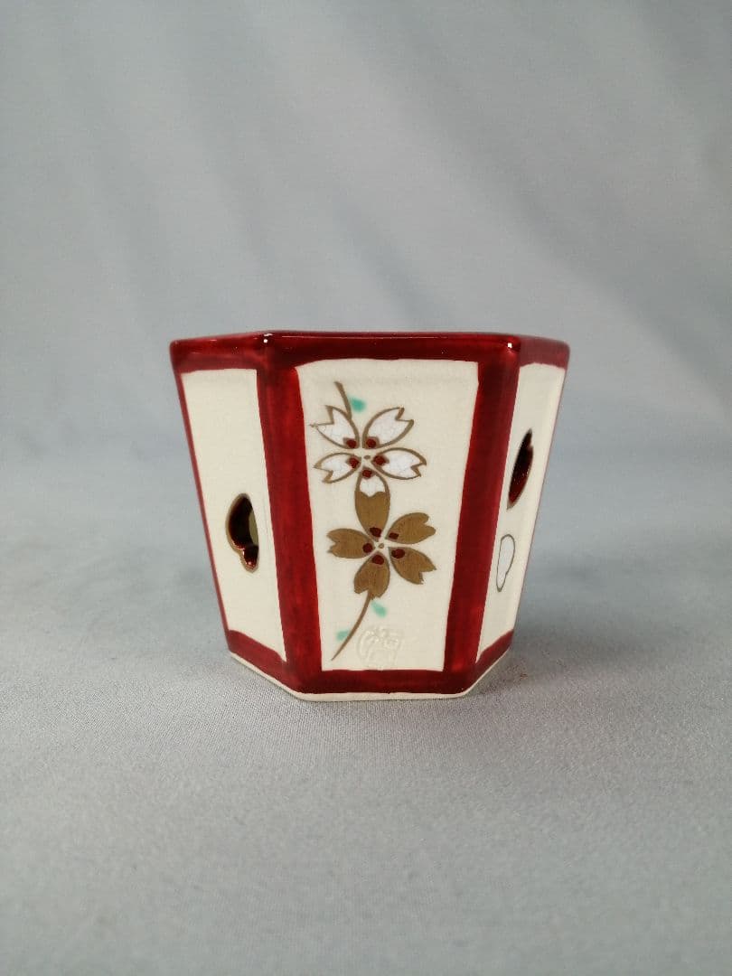 【茶道具】桐鳳造　雪洞蓋置　蓋置199