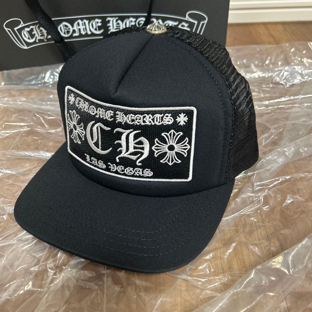 アキメChrome Hearts ブラック キャップ　ラスベガス限定