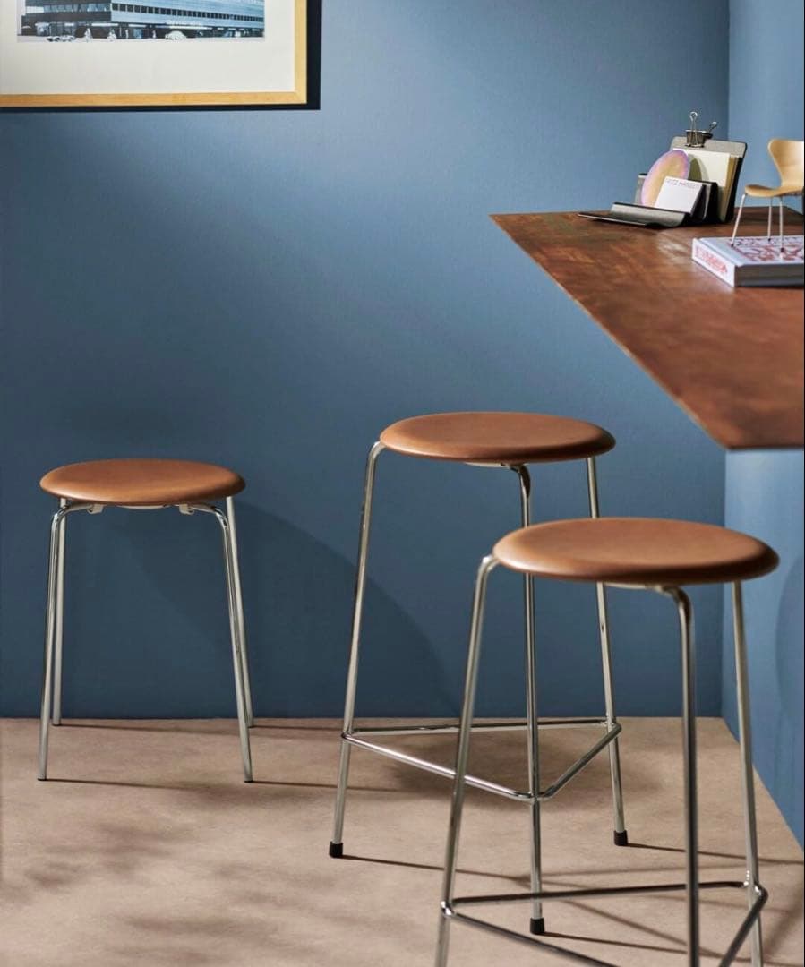 【新品未使用】フリッツ・ハンセン ドットスツール 46cm ブラック